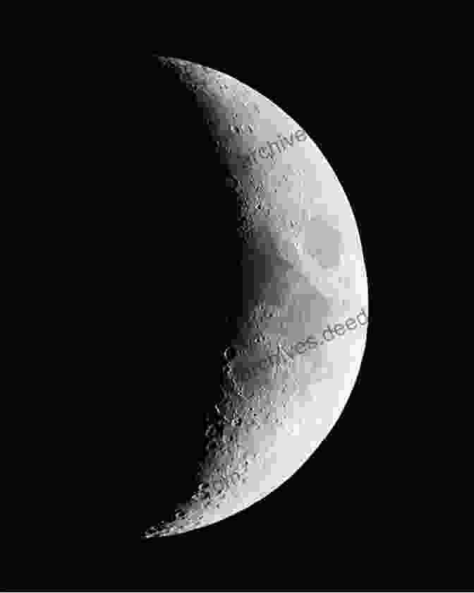 A Beautiful Photograph Of The Moon's Crescent Phase. The Moon The Stars And Madame Burova: A Novel