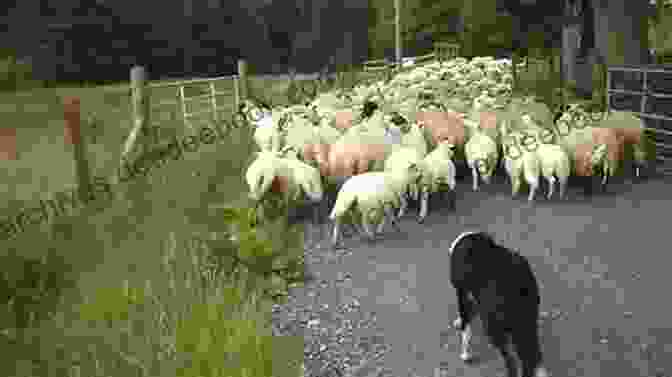 A Border Collie Herding Sheep On A Scottish Farm Eminent Dogs Dangerous Men: Searching Through Scotland For A Border Collie