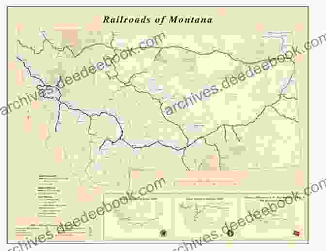 A Historic Image Showing The Construction Of A Railroad Line Across The Rugged Montana Terrain, Highlighting The Transformative Impact Of Transportation Infrastructure In The State's Development. Priests And Prospectors: A History Of Montana Volume Two (Montana History 2)