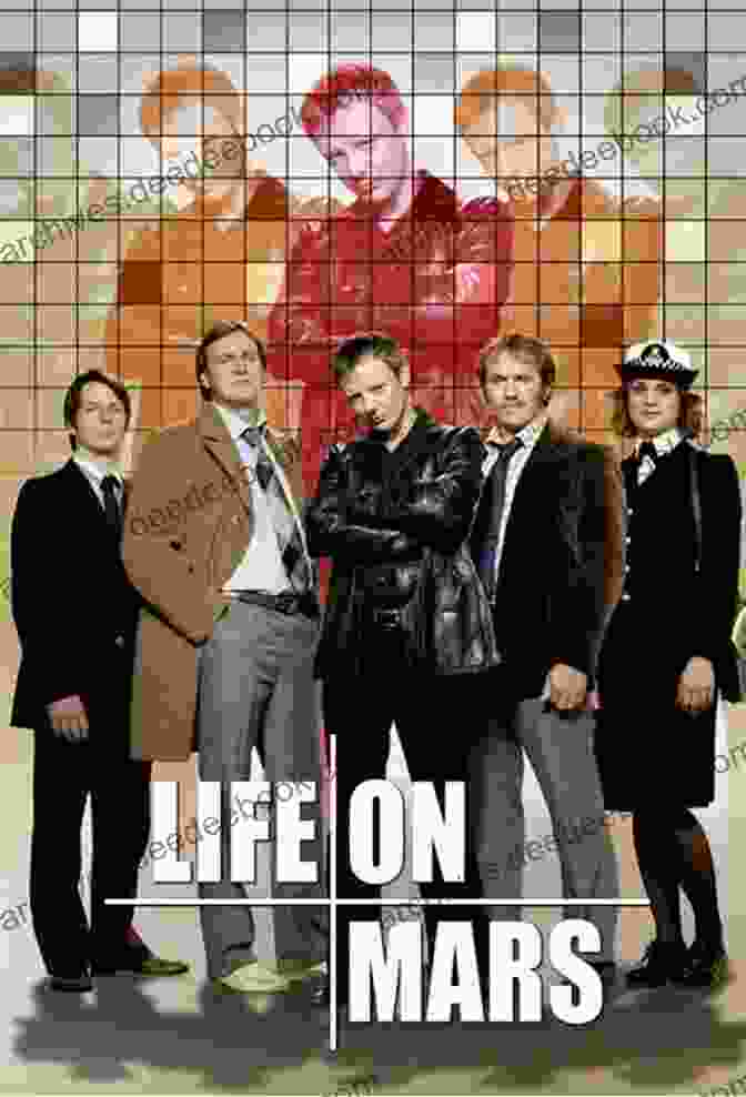 A Promotional Image For The TV Series Life On Mars, Featuring The Main Characters Sam Tyler, Gene Hunt, Alex Drake, And Philip Glenister. Life On Mars: Blood Bullets And Blue Stratos