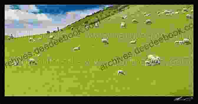 A Scenic Panorama Of Riverside Farm, Featuring Lush Meadows, Grazing Sheep, And A Red Tractor The Red Tractor: Tales From Riverside Farm