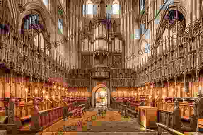 A Stunning Photograph Of Ripon Cathedral, Showcasing Its Ornate Norman Architecture Against A Clear Blue Sky. Images Of Yorkshire Through Time