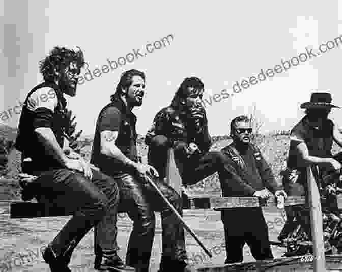 A Vintage Photograph Of A Group Of Outlaw Motorcycle Gang Members Posing With Their Bikes Nation Of Outlaws State Of Violence: Nationalism Grassfields Tradition And State Building In Cameroon (New African Histories)