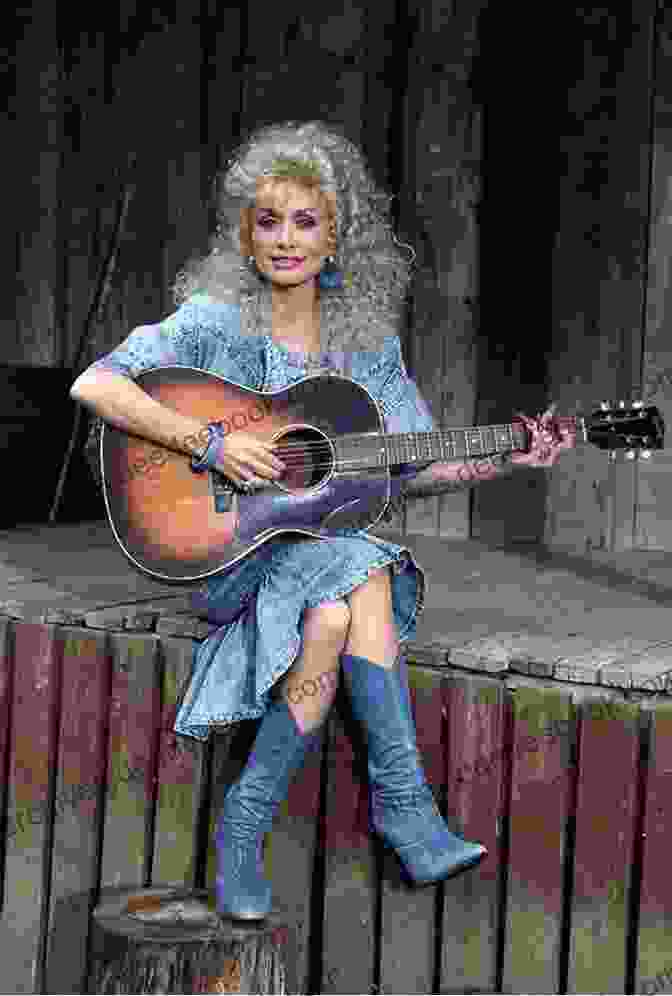 A Young Dolly Parton, Wearing A Gingham Dress, Holding A Guitar And Microphone, Performing On A Small Stage Smart Blonde: The Life Of Dolly Parton