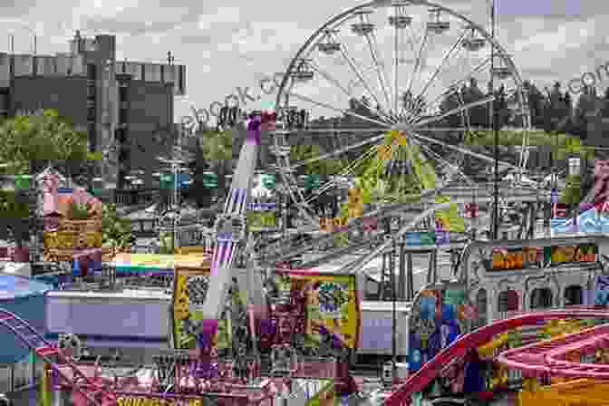 Abby Rides A Roller Coaster At The Calgary Stampede Midway. Abby Goes To The Calgary Stampede