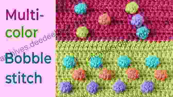 An Illustration Of A Bobble Stitch In Progress. CROCHET PATTERNS FOR BEGINNERS: How To Create Crochet Patterns And Stitches With A Simple Step By Step Guide Discover Secret Techniques To Improve Your Skills And Become A Master In 7 Days