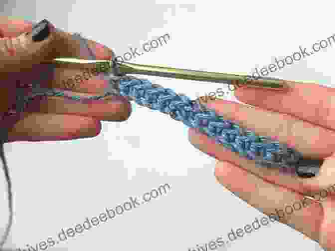 An Illustration Of A Single Crochet Stitch In Progress. CROCHET PATTERNS FOR BEGINNERS: How To Create Crochet Patterns And Stitches With A Simple Step By Step Guide Discover Secret Techniques To Improve Your Skills And Become A Master In 7 Days