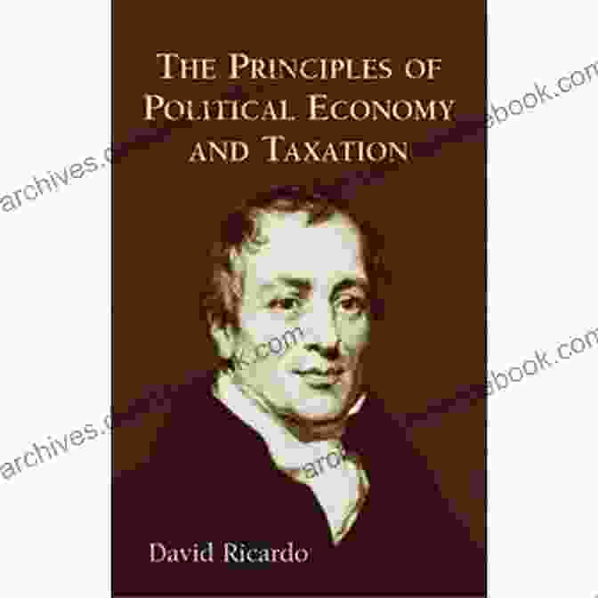 David Ricardo's 'On The Principles Of Political Economy And Taxation' Book Cover With Quill And Inkwell On The Principles Of Political Economy And Taxation