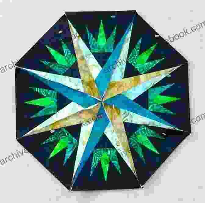 English Paper Pieced Compass Rose Star Pattern Hexagon Star Quilts: 113 English Paper Pieced Star Patterns To Piece And Applique