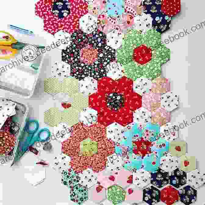 English Paper Pieced Hexagon Star Pattern Hexagon Star Quilts: 113 English Paper Pieced Star Patterns To Piece And Applique