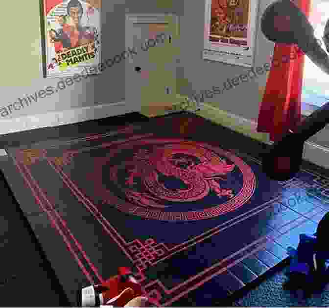 Home Gym With Taekwondo Mats And Tiger Painting Pajogi Style Patchwork: 15 Home Designs Inspired By A Korean Art Form