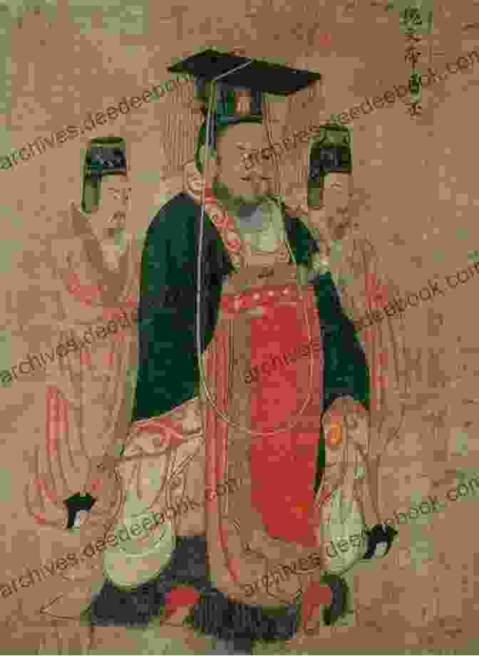 Portrait Of Cao Pi, The First Emperor Of The Cao Wei Dynasty, Dressed In Imperial Robes And Holding A Scepter The Disobedient Cao Pi Steve Nesbit