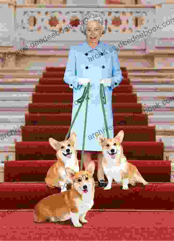 Queen Elizabeth II With Her Pembroke Welsh Corgis The Queen And Her Cat