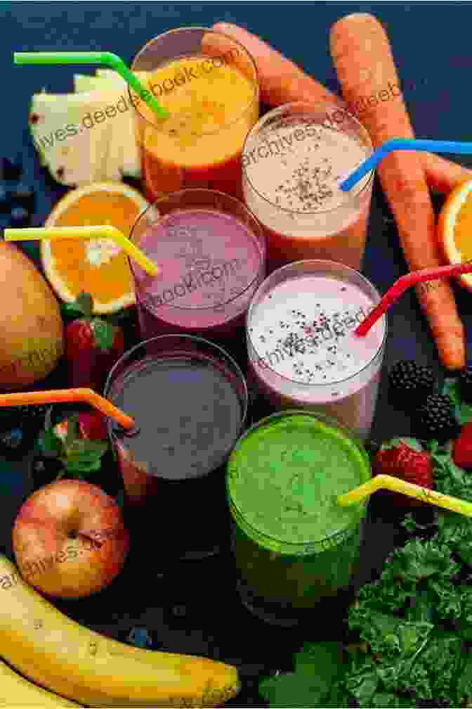 Smoothies In A Blender With A Variety Of Fruits And Vegetables Illustrated Step By Step Baking Cookbook For Kids: 30 More Easy And Delicious Recipes (Baking For Kids)