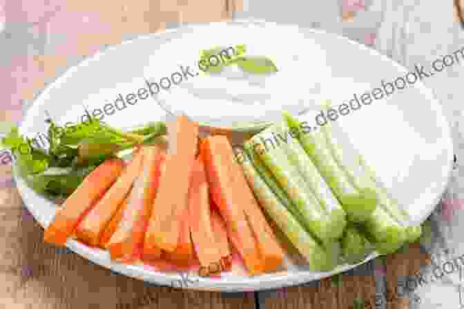 Vegetable Sticks With Carrots, Celery, And Cucumbers Illustrated Step By Step Baking Cookbook For Kids: 30 More Easy And Delicious Recipes (Baking For Kids)