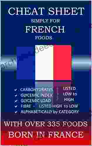 CHEAT SHEET SIMPLY FOR FRENCH FOODS: Carbohydrates Glycemic Index Glycemic Load Listed Low To High Fibre Listed High To Low Alphabetically By Category