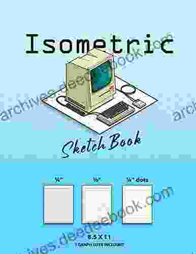 Isometric Sketchbook: 8 5x11 Isometric Graph Paper